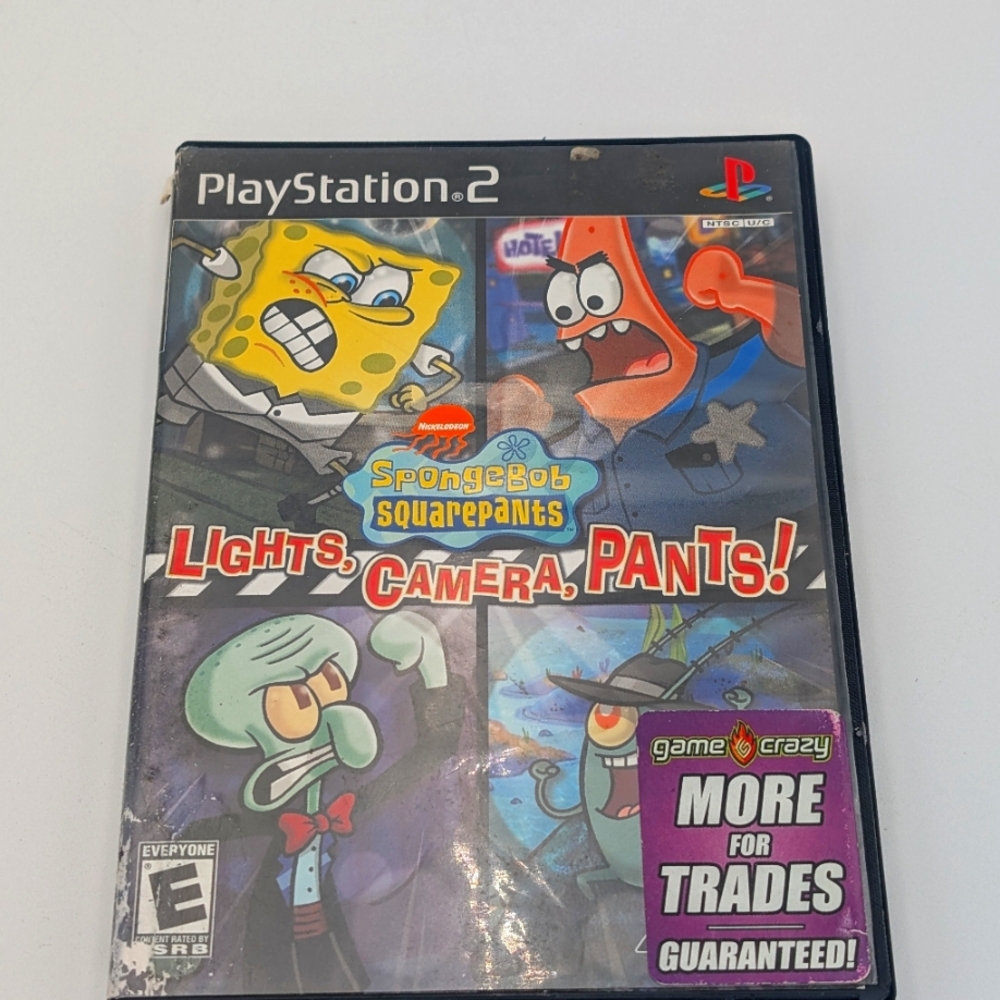 SpongeBob SquarePants: Lights, Camera, Pants!. PlayStation 2.
